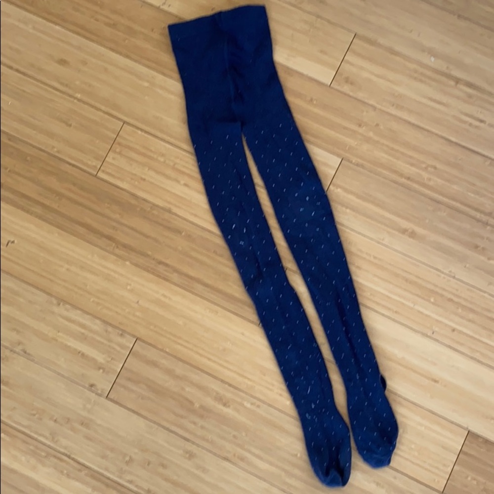 Janie and Jack Polka Dot Girls Tights